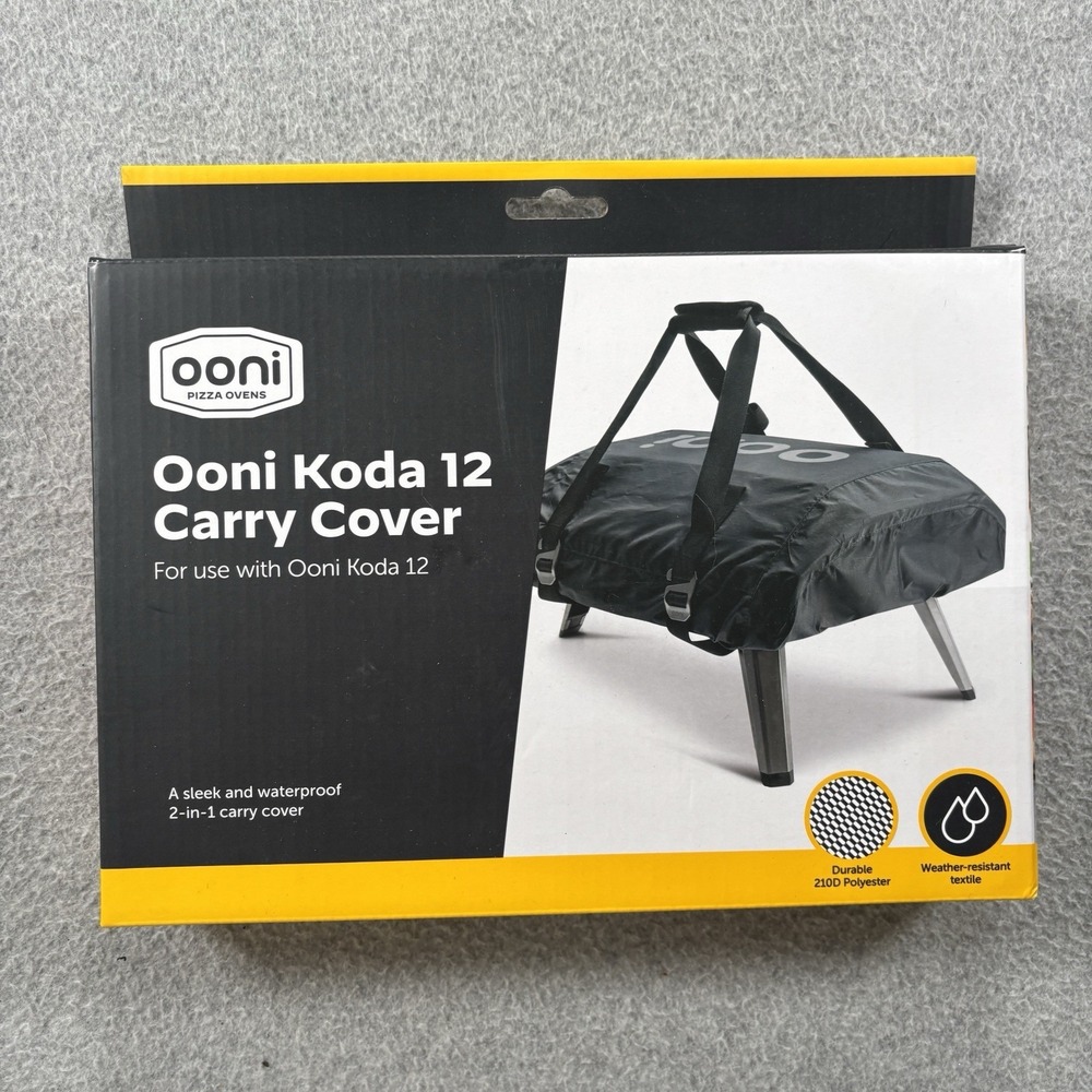 Ooni Koda 12 Pizza Oven Carry Cover Black Waterproof #UU-P07900